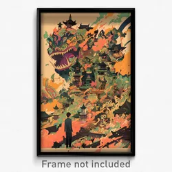 Indonesian Movie Poster - Wiggly Library (Indonesia Retro Film Art Print)