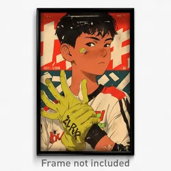 Indonesian Movie Poster - Boy Feeling Rejected, Pretty Green Gloves (Art Print)
