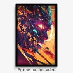 Movie Art Poster - Superficial Ladder (Psychedelic Retro Weird Film Print)