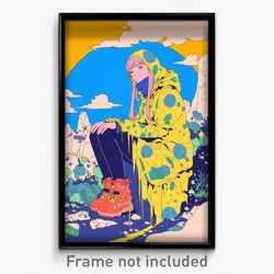 Art Poster - Frozen Respite (Psychedelic Trippy Weird 11x17 Cartoon Print)