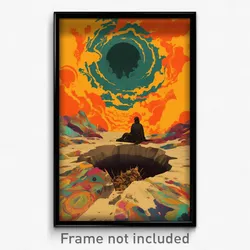 Mexican Movie Poster - Rich Sinkhole (Mexico Psychedelic Art Retro Film Print)