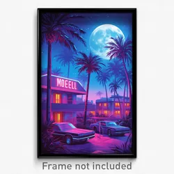 Mexican Movie Poster - Multicolored Motel (Mexico Retro Film Art Print)