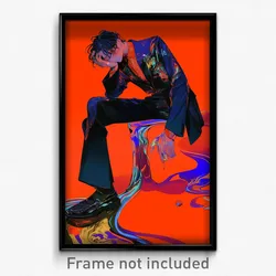 Anime Art Poster - Man Feeling Obstinate, Glossy Borrowed Garments (Print)