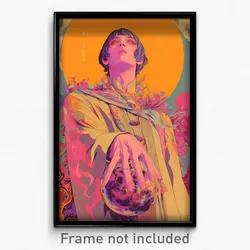 Icelandic Movie Poster - Boy Feeling Bewildered, Spherical Pink Cape (Art Print)