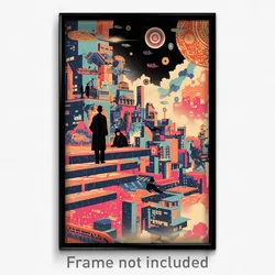 Brazilian Movie Poster - Faraway Metropolis (Brazil Retro Film Art Print)