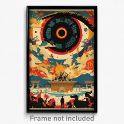 Greek Movie Poster - Dangerous Muster (Greece Psychedelic Art Retro Film Print)