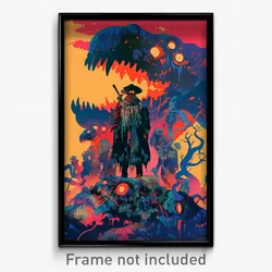 Mexican Movie Poster - Massive Badland (Mexico Psychedelic Art Retro Film Print)