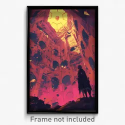 Art Poster - A Lost Civilization Buried Beneath The Sands Of Time, With