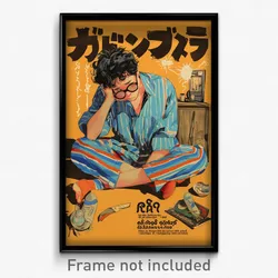 Thai Movie Poster - Man Feeling Frustrated, Striped Bobby Socks (Art Print)