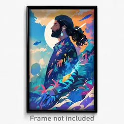 Bollywood Movie Poster - Imaginary Aquarium (India Retro Hindi Film Art Print)