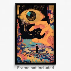 Greek Movie Poster - Nutty Desolation (Greece Psychedelic Art Retro Film Print)