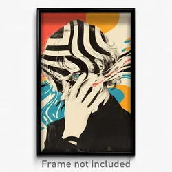 Greek Movie Poster - Black And White Dike (Greece Retro Film Art Print)