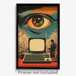 Vietnamese Movie Poster - Perfect Computer (Vietnam Retro Film Art Print)