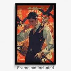 Chinese Movie Poster - Man Feeling Self Confident, Crafty Collared Vest (Print)