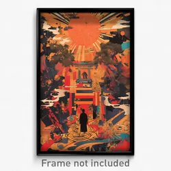 German Movie Poster - Average Tomb (Germany Psychedelic Art Retro Film Print)