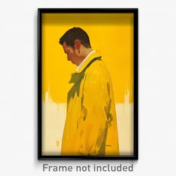Indonesian Movie Poster - Man Feeling Flakey, Impeccable Yellow Raincoat (Print)