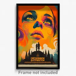 Russian Movie Poster - Bubbly Trenches (Russia Psychedelic Art Retro Film Print)