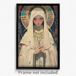 Icelandic Movie Poster - Girl Feeling Cynicism, Second Hand White Robe (Print)