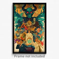 Mexican Movie Poster - Animated Tile (Mexico Psychedelic Art Retro Film Print)
