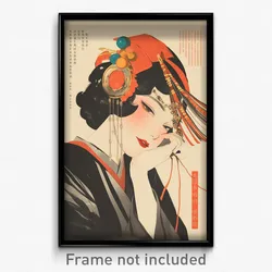 Chinese Movie Poster - Woman Feeling Bliss, Advanced Grey Dress (Art Print)