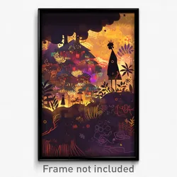 Art Poster - Basic Hamlet (Psychedelic Trippy Weird 11x17 Cartoon Print)