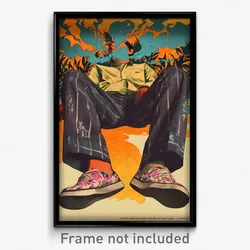 Indonesian Movie Poster - Man Feeling Tired, Able Frilled Socks (Art Print)
