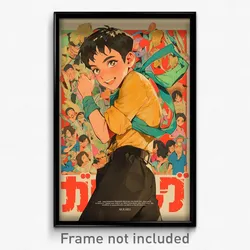 Thai Movie Poster - Boy Feeling Brazen, Simplistic Green Ribbon (Art Print)