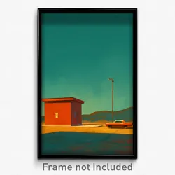 Art Poster - Dreary Domain (Psychedelic Trippy Weird 11x17 Print)