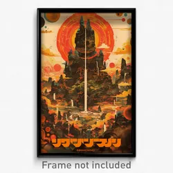 Indonesian Movie Poster - Starry Waterfall (Indonesia Retro Film Art Print)