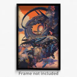 Movie Art Poster - Distorted Apiary (Psychedelic Retro Weird Film Print)