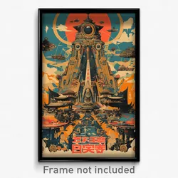 Chinese Movie Poster - Jaw Dropping Citadel (China Retro Film Art Print)