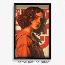 Hebrew Movie Poster - Woman Feeling Disheartened, Thrifty Hooded Track Jacket