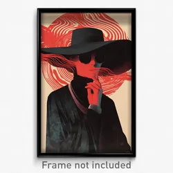 Movie Art Poster - Woman Feeling Rejected, Steel Straw Hat (Retro Film Print)