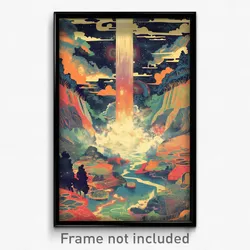 Icelandic Movie Poster - Silver Reservoir (Iceland Retro Film Art Print)