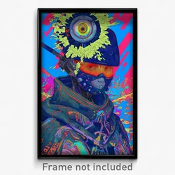 Art Poster - Cultured Matrix (Psychedelic Trippy Weird 11x17 Cartoon Print)