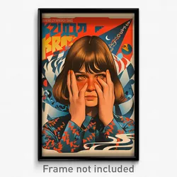 Icelandic Movie Poster - Woman Feeling Perplexed, Silky Pilot Suit (Art Print)