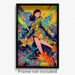 Movie Art Poster - Woman Feeling Insulted, Adorable Full Length Zipper (Print)