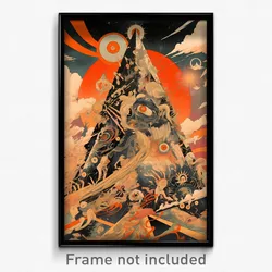 Chinese Movie Poster - Detailed Cone (China Psychedelic Art Retro Film Print)
