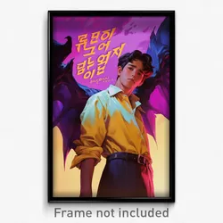 Korean Movie Poster - Man Feeling Jealousy, Adorable Purple Wings (Art Print)