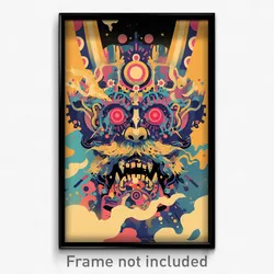 Icelandic Movie Poster - Advanced Meander (Iceland Retro Film Art Print)