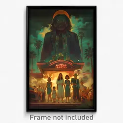 Hebrew Movie Poster - Rusty Boardwalk (Israel Psychedelic Art Retro Film Print)