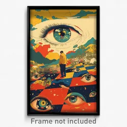 Brazilian Movie Poster - Frightening Yard (Brazil Retro Film Art Print)
