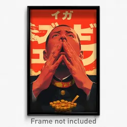 Vietnamese Movie Poster - Man Feeling Alarmed, Fantastic Orange Choker (Print)