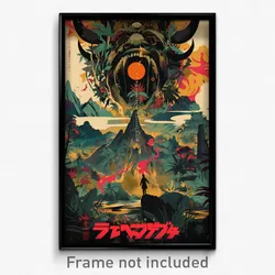 Indonesian Movie Poster - Simplistic Grove (Indonesia Retro Film Art Print)