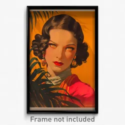 Mexican Movie Poster - Girl Feeling Spite, Soft Pink Collar (Mexico Art Print)