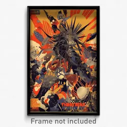 Russian Movie Poster - Thorny Tsunami (Russia Psychedelic Art Retro Film Print)