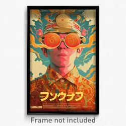 Indonesian Movie Poster - Man Feeling Pleasure, Vibrant Eyewear On Headwear