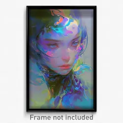 Art Poster - Long Ocean (Psychedelic Trippy Weird 11x17 Print)