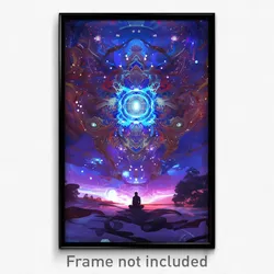 Art Poster - Lost Matrix (Psychedelic Trippy Weird 11x17 Print)
