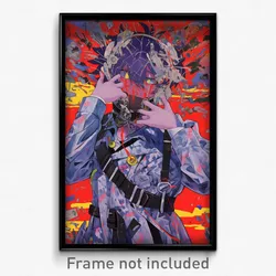 Anime Art Poster - Boy Feeling Apathy Wearing Expensive Straitjacket (Print)